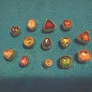 Bling Gemstone Shoe Charms 💎